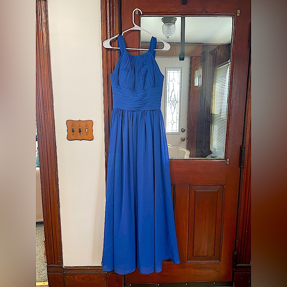 Blue Azazie Bridesmaid dress, XS worn once